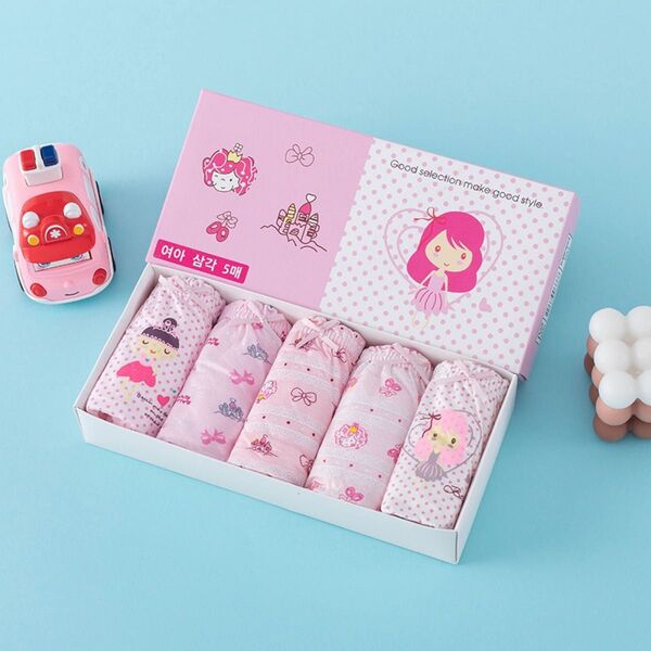 新品 子供パンツ ショーツ5枚セット 綿100% 王女120