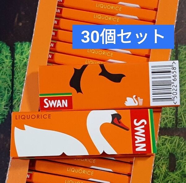 30個セット☆ SWAN スワン リコリス ペーパー 手巻きタバコ用 巻紙 LIQUORISE