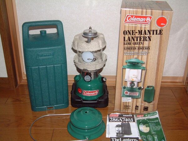 コールマン 40周年限定モデル Coleman ワンマントルランタン 286-288 未使用