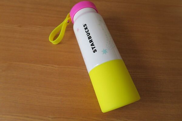 【新品】スターバックス★シリコンストラップ ステンレスボトル★スター 355ml★水筒 マイボトル タンブラー★スタバ★未使用