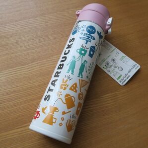 【新品】スターバックス★スリムハンディーステンレスボトル ギャザー400ml★サーモス★水筒 マイボトル★スタバSTARBUCKS