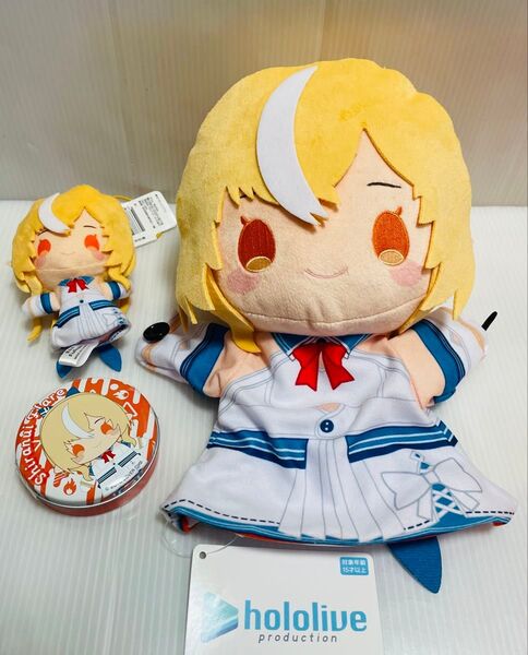 ホロライブ 不知火フレア パペットぬいぐるみ&指パペット&キャンディ缶