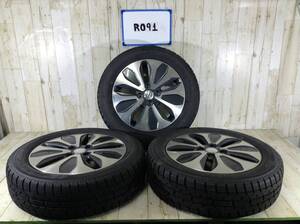 R091　タイヤホイール3本　スズキ純正　4H/PCD100　165/65R15　4.5J　Offset +45　スタッドレスタイヤ　GARIT　GIZ　TOYO