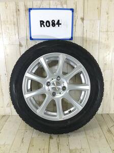 R084　タイヤホイール1本　DUFACT　4H/PCD100　165/65R15　4.5J　Offset +45　スタッドレスタイヤ　DUNLOP　WINTERMAXX