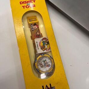 JAL ディズニー Disney tour 腕時計 クオーツ v531-6a30 稼働中