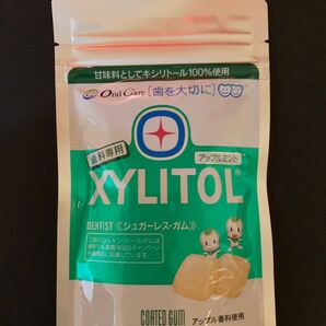 キシリトール100%ガム 歯科専用 アップルミント味1袋