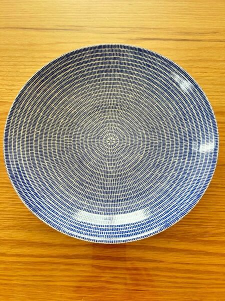 アラビア 24h アベック プレート 26cm ブルー 旧ロゴ