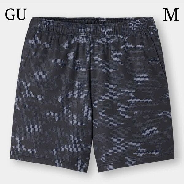 【GU】ジーユー (M) ハーフパンツ ショートパンツ カモフラージュ スポーツ