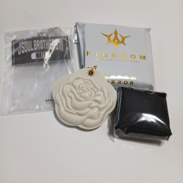 JSB3 KINGDOM スライドミラー 缶バッジホルダー ミニバック(黒) MATE