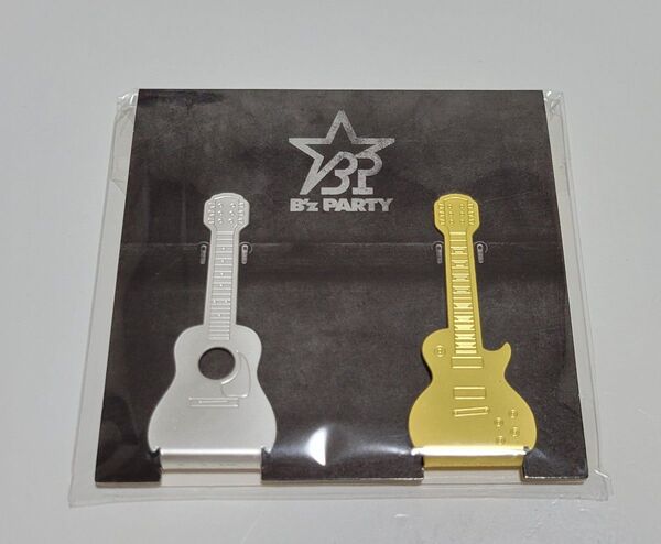 B’z PARTY 継続記念品 ギター型クリップ 玲 志 新品未開封品 非売品