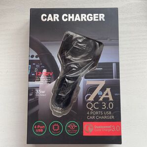 激安 最終値段 シガーソケット USB 4ポート 車載 充電器 チャージャー