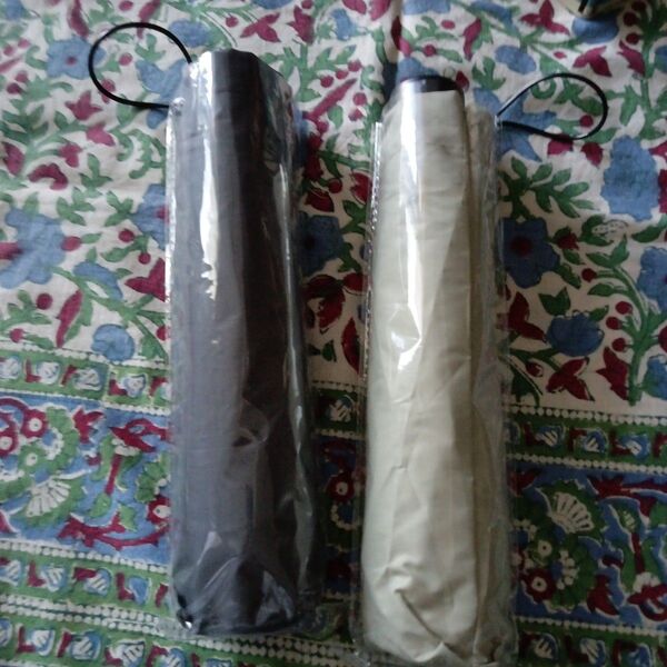 日傘 晴雨兼用折りたたみ傘 UVカット 新品未使用 2セット 男女兼用