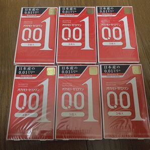 【新品・未使用】オカモト001ゼロワン 3個入×6箱【値引不可】