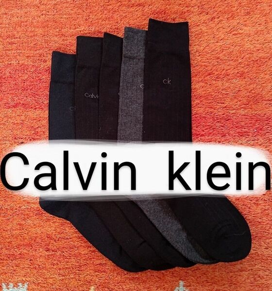 Calvin klein カルバンクラインメンズビジネスソックス5足セット