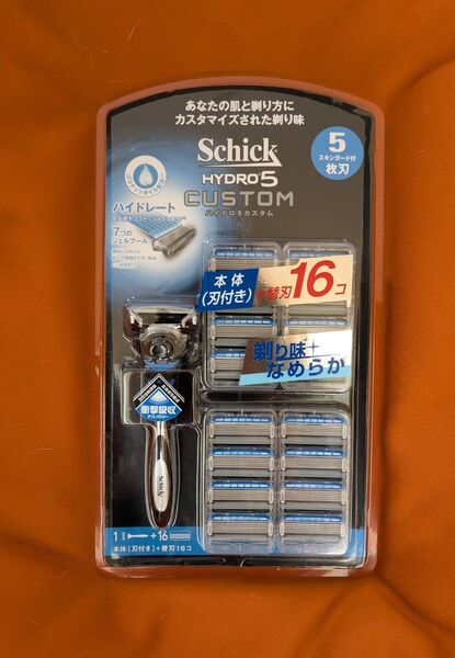 Schick シック HYDRO5 カスタム ハイドロ5 本体ホルダー1本+替刃16個 5枚刃