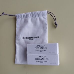 Christian Dior ジャスミン デ ザンジュ サンプル 2個セット 巾着袋付き