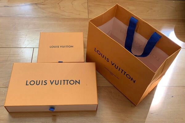 LOUIS VUITTON ギフトボックス 箱 紙袋 ショップ袋 オレンジ ルイヴィトン