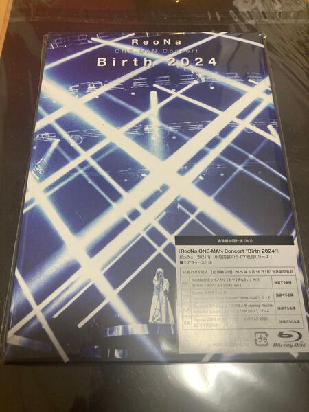 新品未開封 ReoNa ONE-MAN Concert “Birth 2024 Blu-ray Disc盤