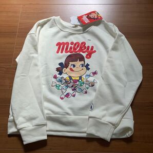 ミルキー ペコちゃんトレーナー 140㎝ 不二家 コラボ 新品未使用