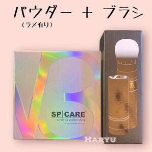 V3セットアップパウダー shiny(ラメあり) V3パウダー V3 set up powder 専用ブラシ セット
