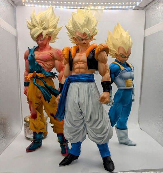 smsp リペイント ドラゴンボール フィギュア 一番くじ 孫悟空 ベジータ ゴジータ