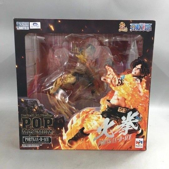 値下不可 ワンピース フィギュア pop ポートガス D エース メガハウス NEO-MAXIMUM LIMITED Ver