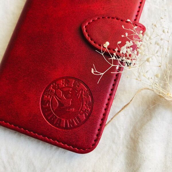 新品 スムースレザー☆柴犬☆手帳型スマホケースiPhone5/SE1/6/7/8/SE2,3/X/11/12/13/14/15全種