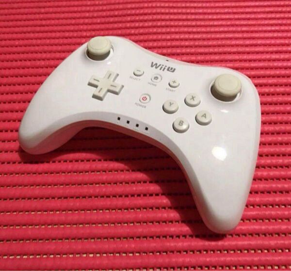 wiiu Proコントローラー白 清掃・除菌済み