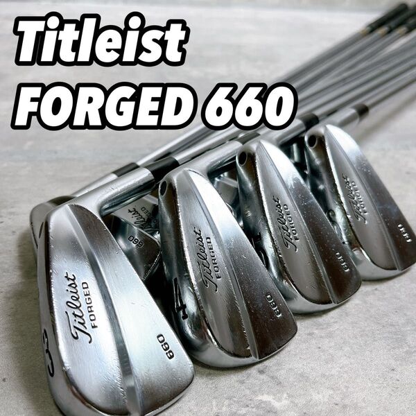 人気 タイトリスト Titleist フォージド FORGED 660 8本セット S マッスルバック