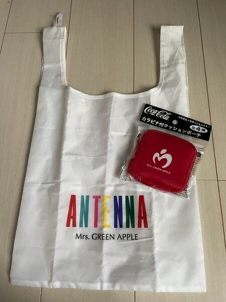 Mrs.GREEN APPLE ANTENNA エコバッグ ポーチ
