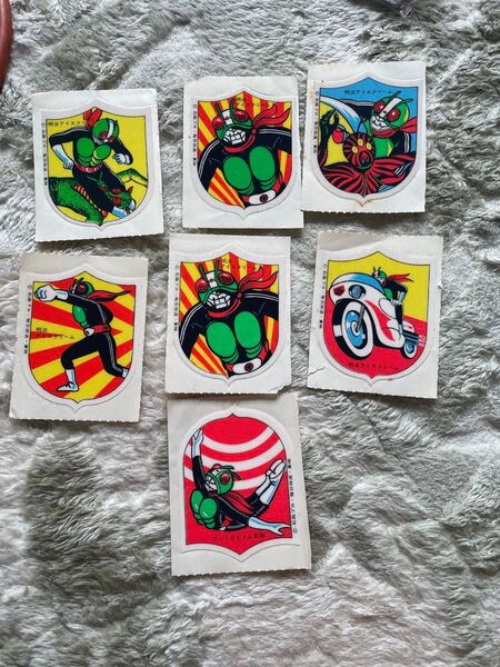 仮面ライダー 明治アイスクリーム ワッペンシール