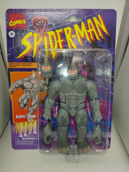 ライノ marvel legends マーベルレジェンド レトロ スパイダーマン