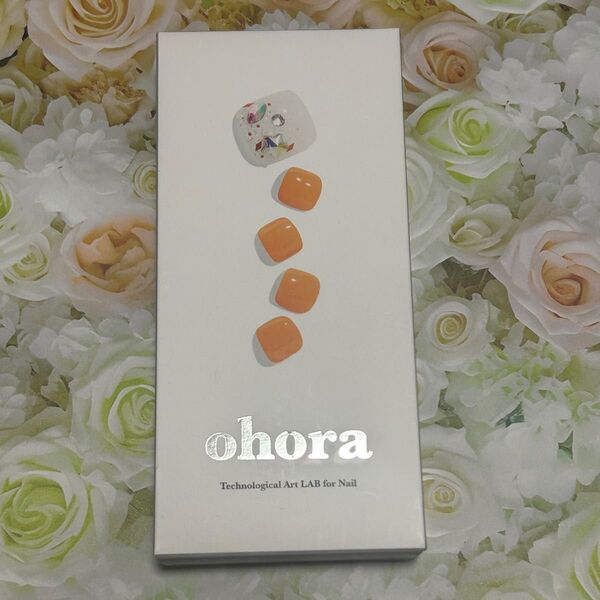 ohora オホーラセミキュアジェルネイルシールフットネイル ペディキュア 足用