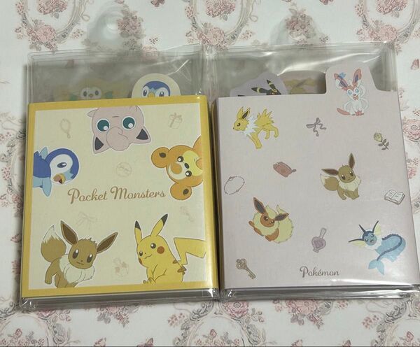 ポケットモンスターのかわいいパタパタミニメモ2冊セット