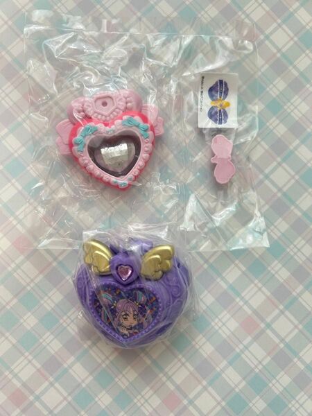 キュアキュンキュンキミとアイドルプリキュア ♪のガチャガチャ2点セット未使用、未開封品