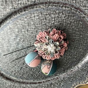 お花の髪飾り3点セット