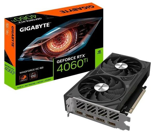 GIGABYTE GeForce RTX 4060 Ti WINDFORCE OC 16Gグラフィックスカード