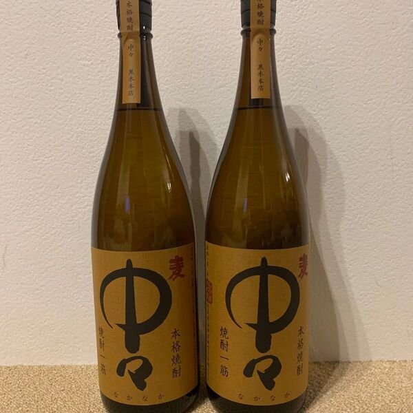 本格麦焼酎 中々 1800ml 2本