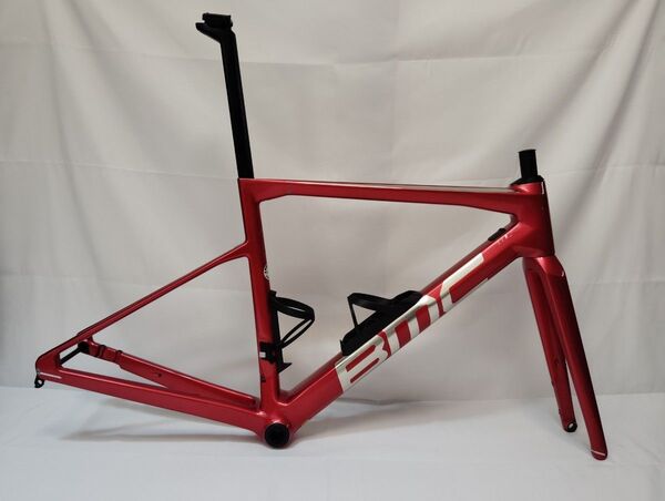 BMC TEAM MACHINE SLR V2 51サイズ 2023 カーボンフレーム セット 専用ボトルゲージ、グロメット他付属