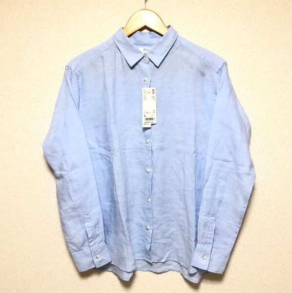 UNIQLO プレミアム リネンシャツ L