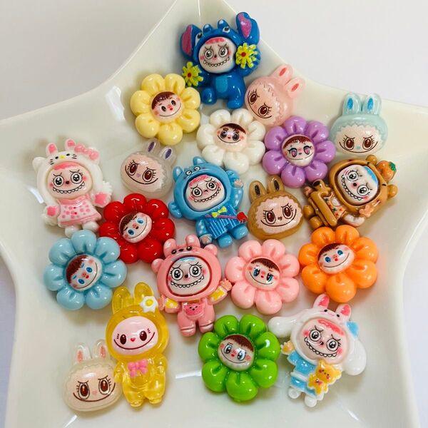 デコパーツ セット 20個 ラブブ 送料込み ハンドメイド