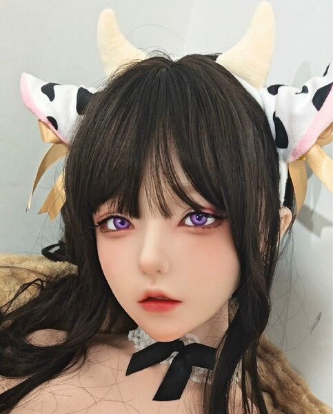 ラブドール フルシリコン ベッドのみ 軟質シリコンヘッド 口可動 等身大 Haruka