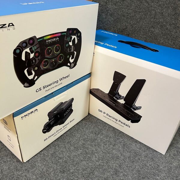 MOZA racing R9DD GSステアリング SRPペダルセット