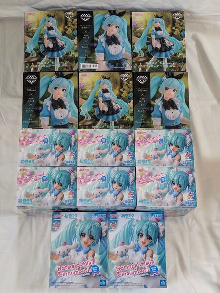 初音ミク フィギュア まとめ売り シナモロール AMP アリス プリンセス