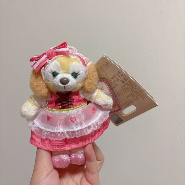 上海ディズニー ダッフィー&フレンズ クッキーアン ぬいぐるみキーチェーン