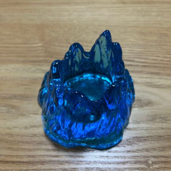 コバルトブルー ガラス オブジェ