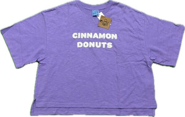 Ocean Pacific (OP) CINNAMON DONUTS 半袖 ロゴTシャツ Mサイズ パープル
