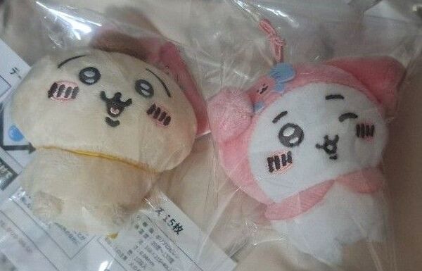ちいかわ×サンリオコラボ マスコット うさぎ×ポムポムプリン ちいかわ×マイメロディ