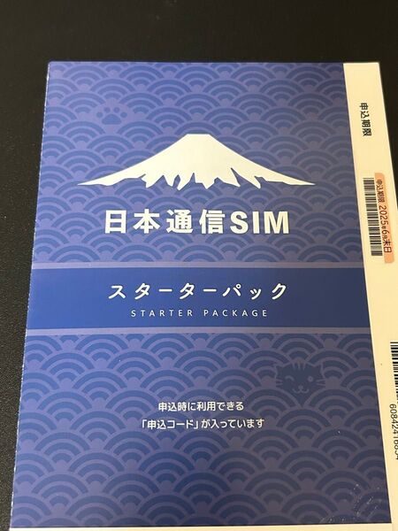 6月期限 日本通信SIMスターターパック