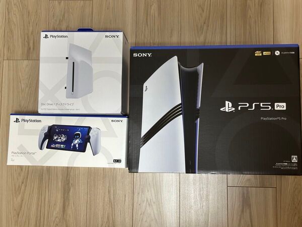 PlayStation5 Pro とPS5リモートプレーヤーとPS5ディスクドライブセット 相場より安い!!CFI-7000B01